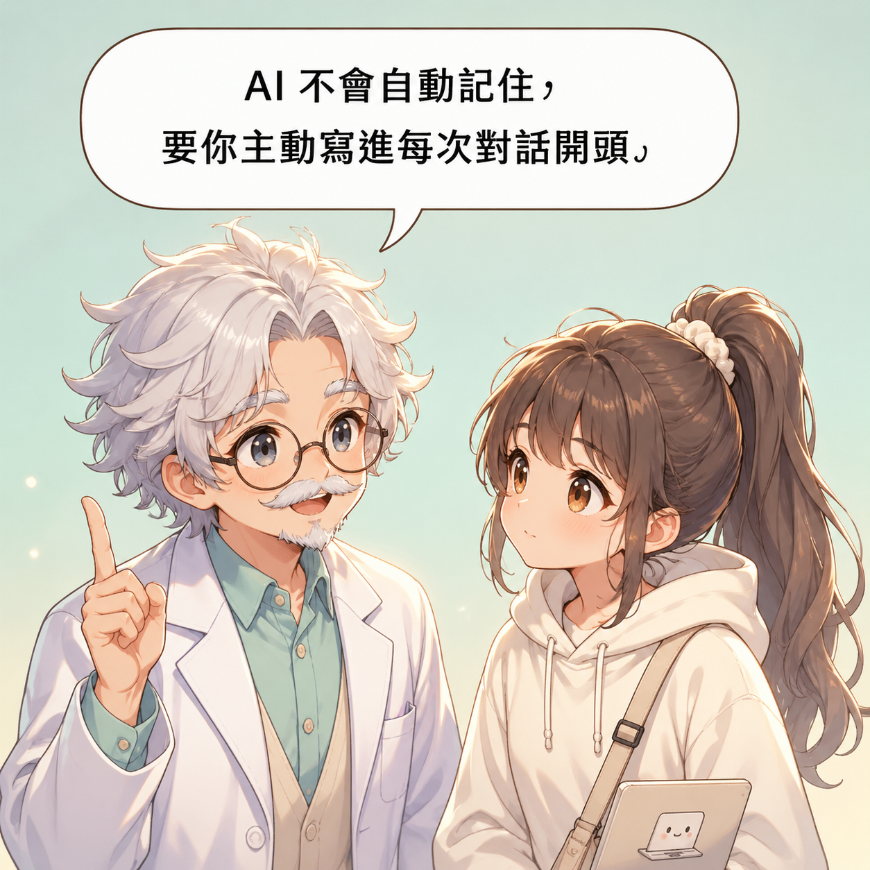 AI 工具號稱「會記住你」，結果隔天問我叫什麼名字？ 第3格 點破問題
