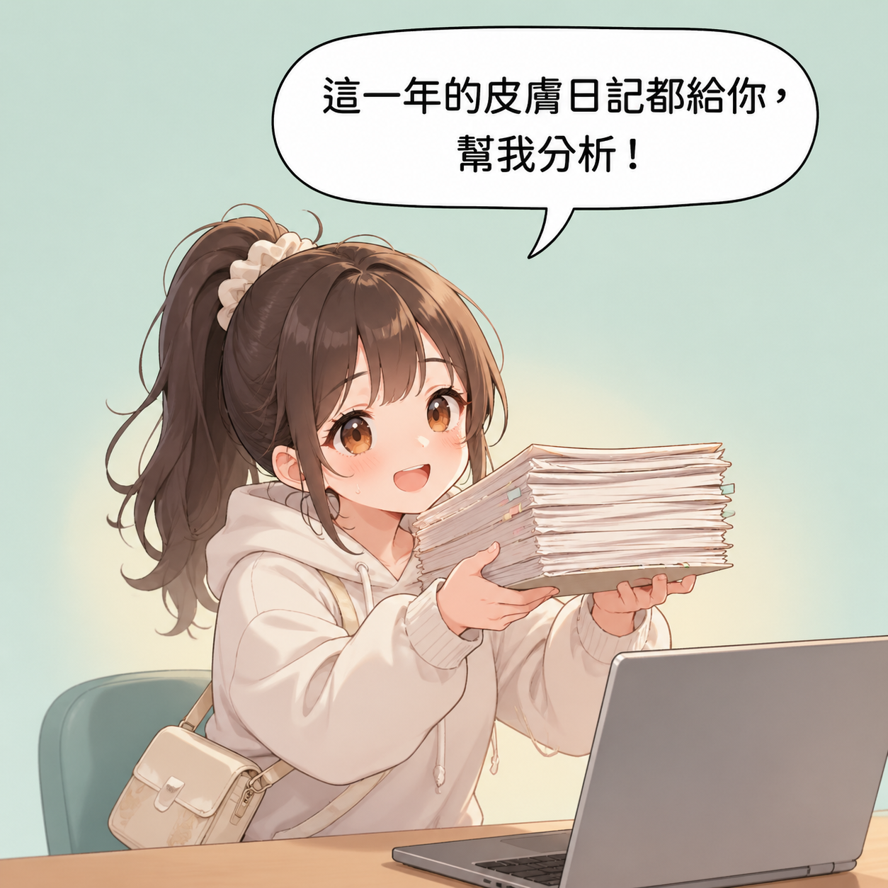 把一整年皮膚日記全丟給 AI 分析，它反而亂給建議——餵太多上下文的下場 第1格 踩坑