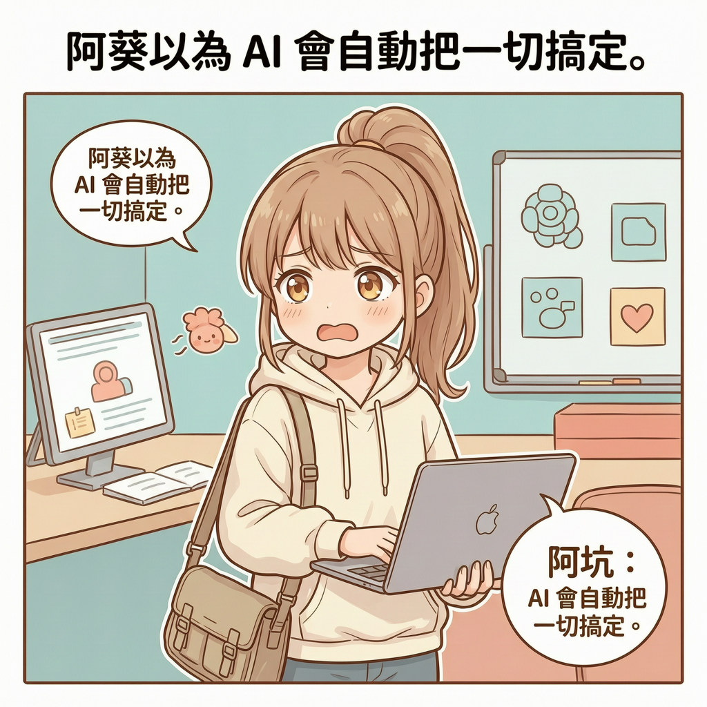 阿葵｜阿葵以為 AI 會自動把一切搞定