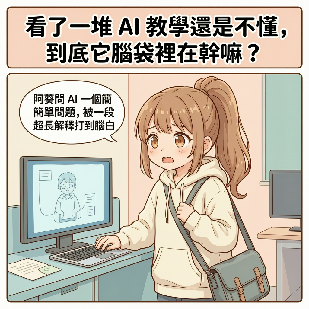 阿葵｜阿葵問 AI 一個簡單問題，被一段超長解釋打到腦