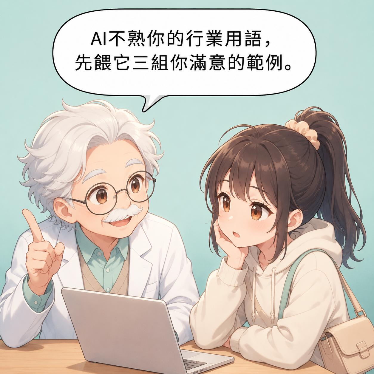 AI翻譯一出口就露餡？因為你跳過了「餵範例」這一步 第3格 點破問題