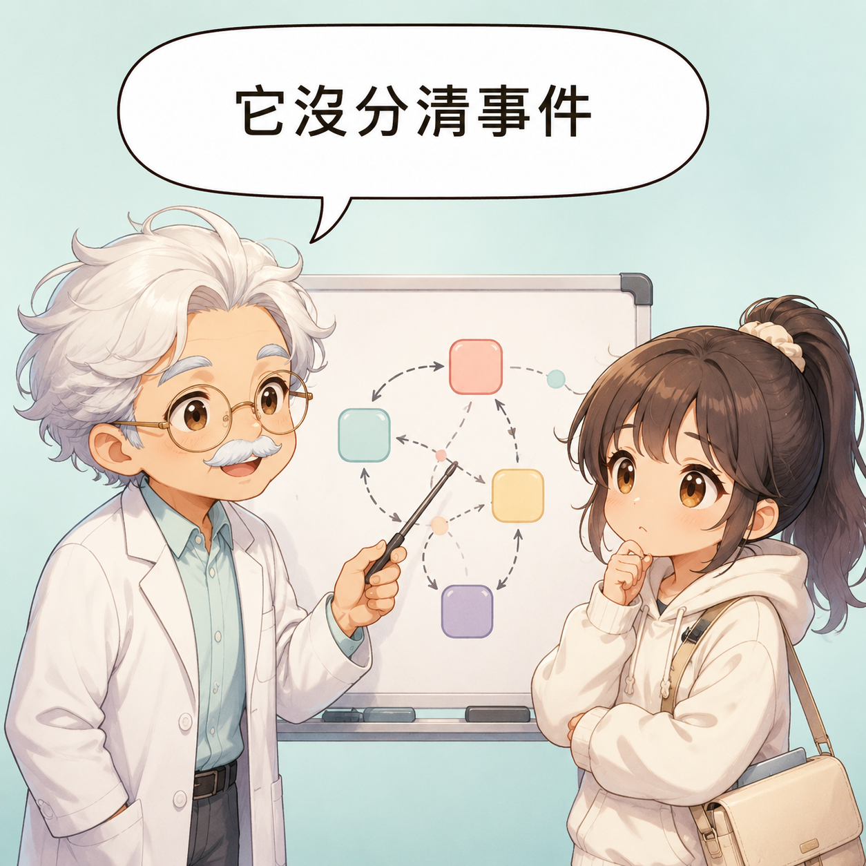 想讓 AI 每個聊天都共用記憶，怎麼一開專案就通知狂跳？ 第3格 點破問題