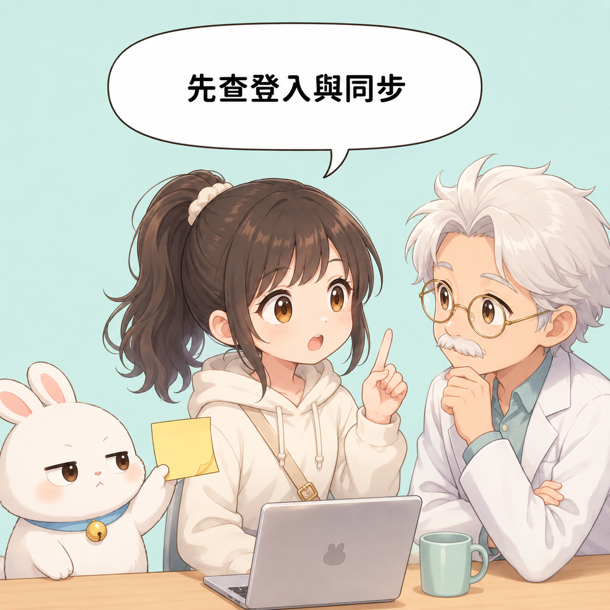 AI 明明會寫答案，怎麼這週大家都在修登入轉圈、模型同步和跑題判斷？ 第4格 導出解法