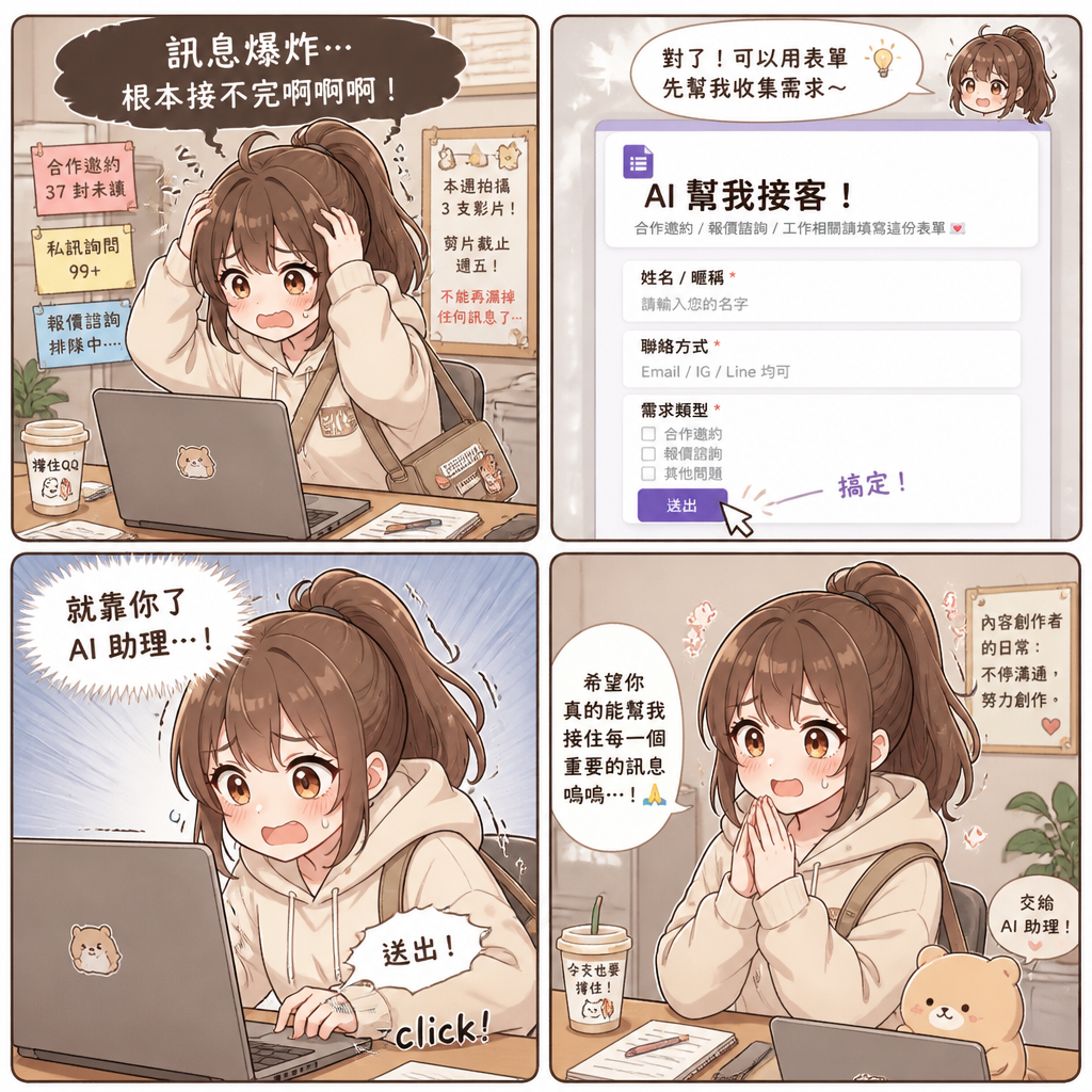 小公司買了 AI 業務助理，為什麼名單一進來就卡在交接？ 第1格 踩坑
