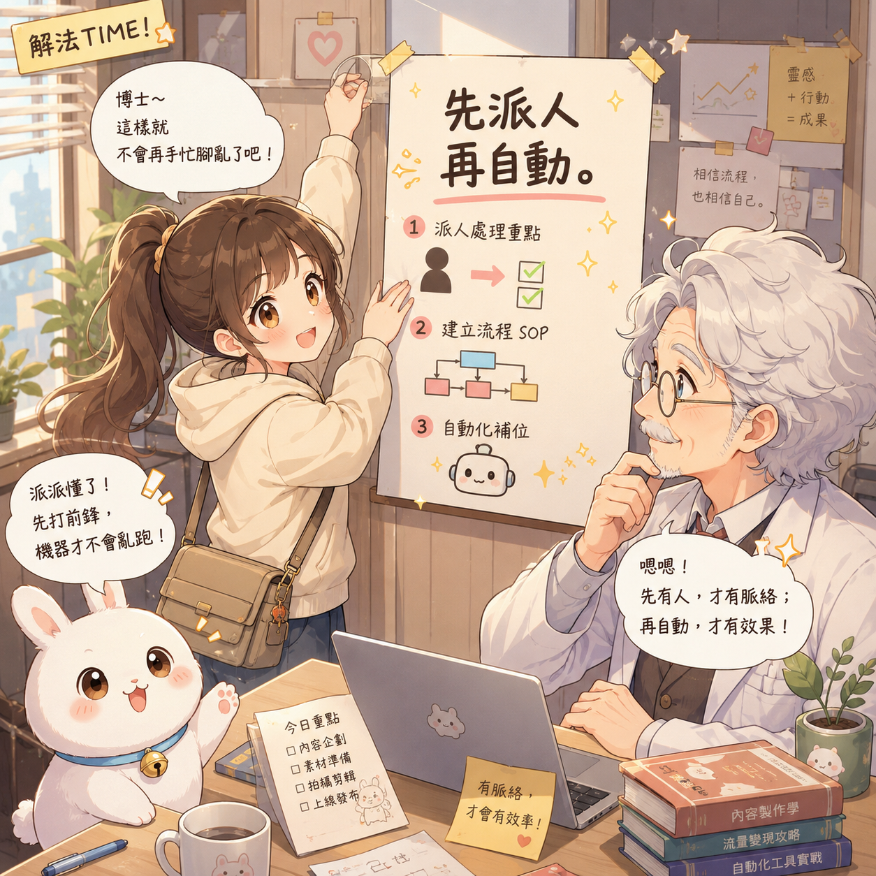 小公司買了 AI 業務助理，為什麼名單一進來就卡在交接？ 第4格 導出解法