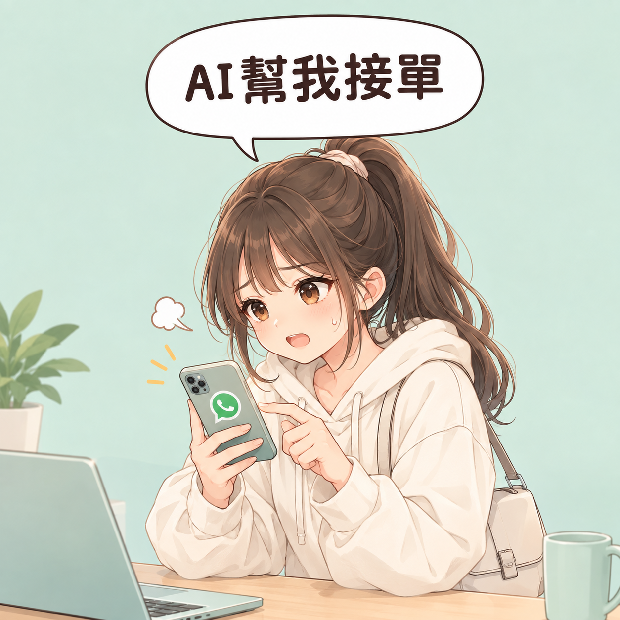 AI 小幫手(代理人)都會自己賣自己了，為什麼店裡 WhatsApp 接單還是卡住？ 第1格 踩坑