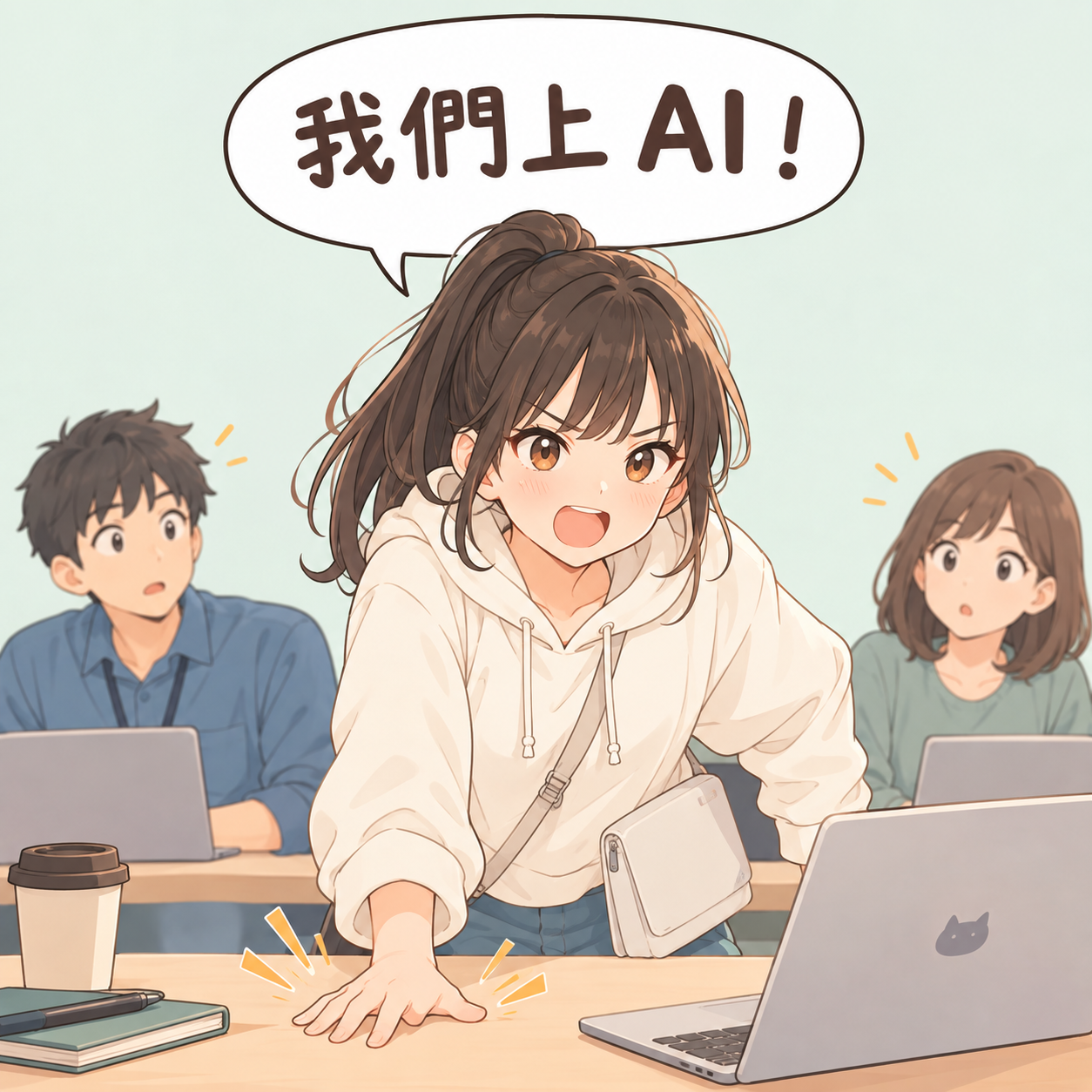 小公司今年都在喊 AI 省成本，為什麼隔天還是同事在複製貼上？ 第1格 踩坑