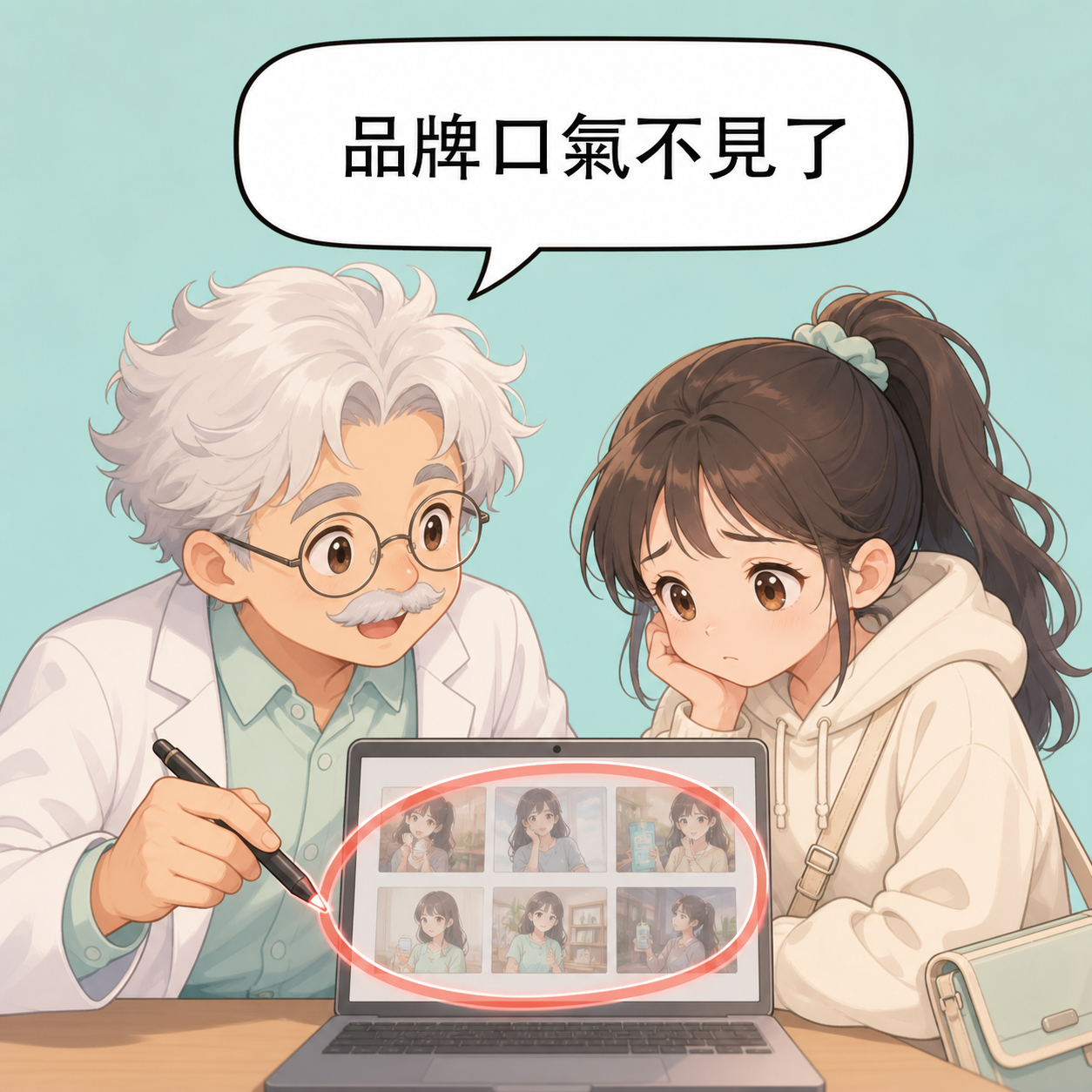 AI 廣告滿街跑，為什麼你的品牌短片一看就像罐頭？ 第3格 點破問題