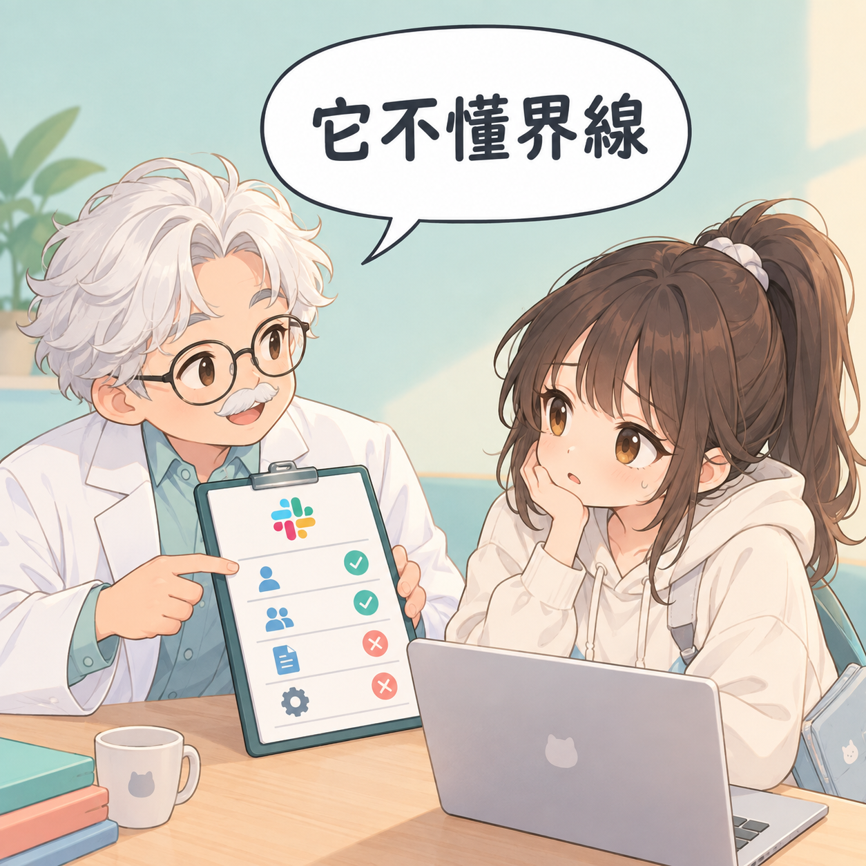 AI 應用接上通訊軟體(Slack)，為什麼先卡在帳號和權限？ 第3格 點破問題